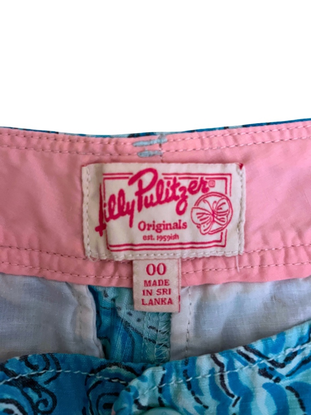 Rare Lilly Pulitzer Originals  x Goslings Dark N Stormy Walsh Shorts 00 - Picture 2 of 7
